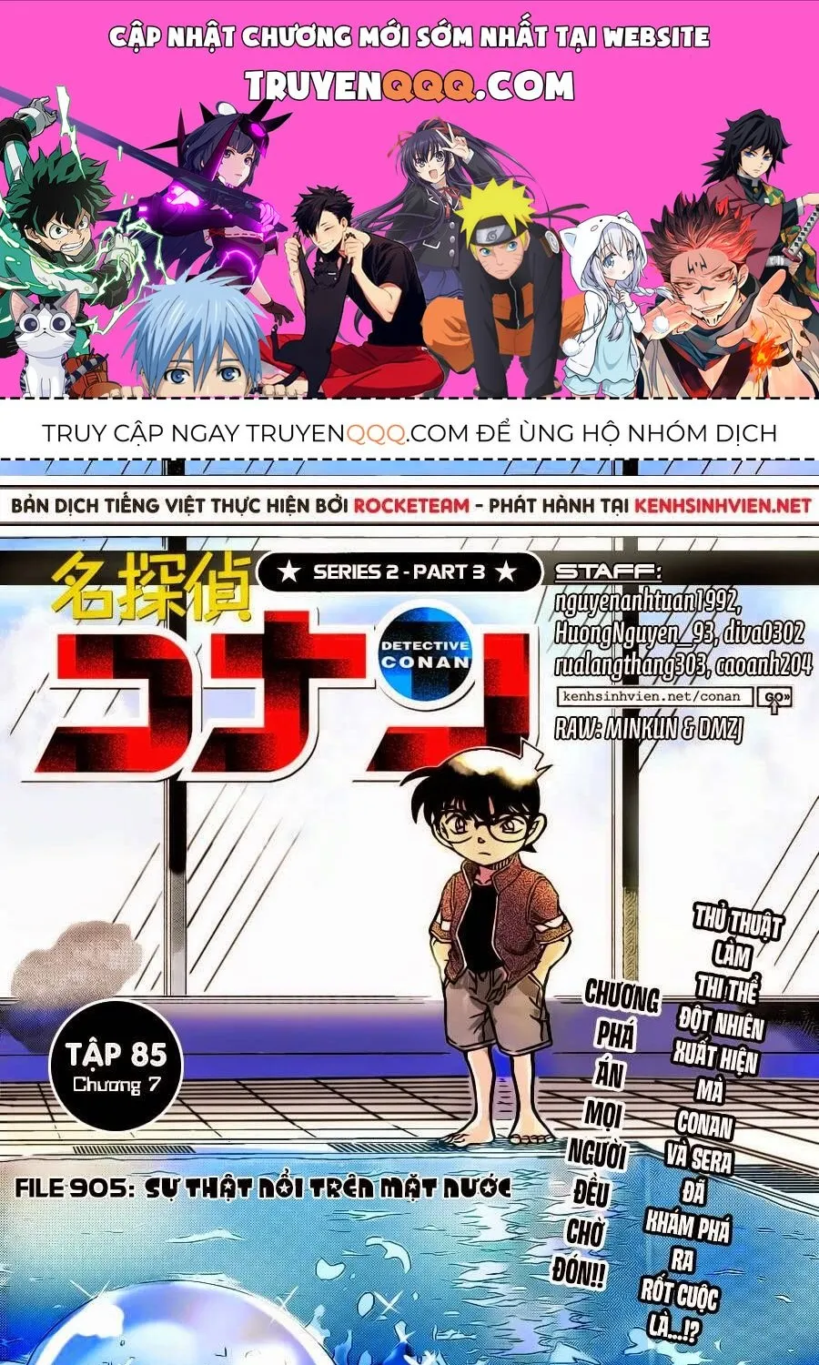 Thám Tử Lừng Danh Conan Chap 905 - Next Chap 906
