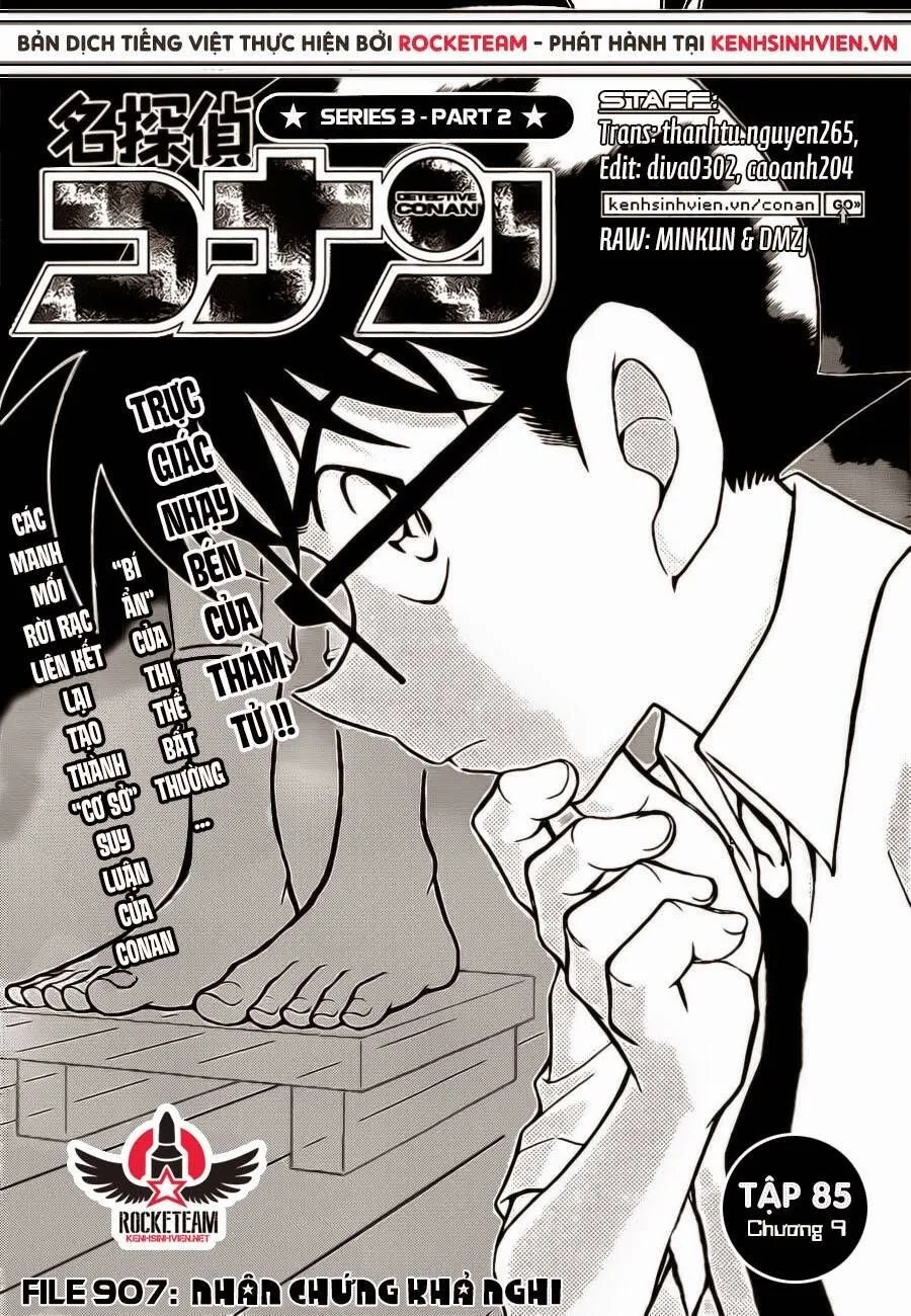 Thám Tử Lừng Danh Conan Chap 907 - Next Chap 908