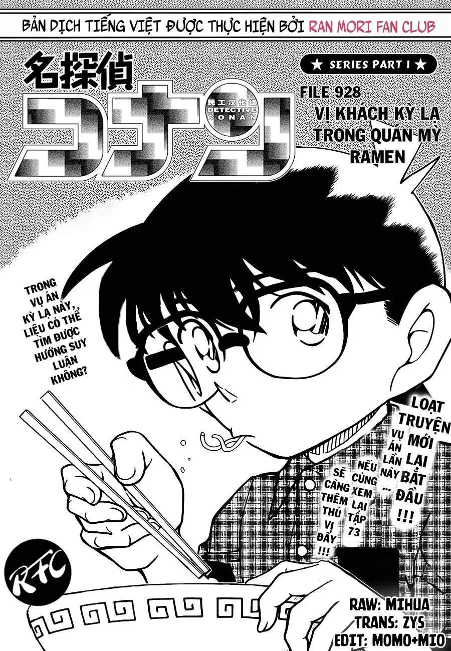 Thám Tử Lừng Danh Conan Chap 928 - Next Chap 929