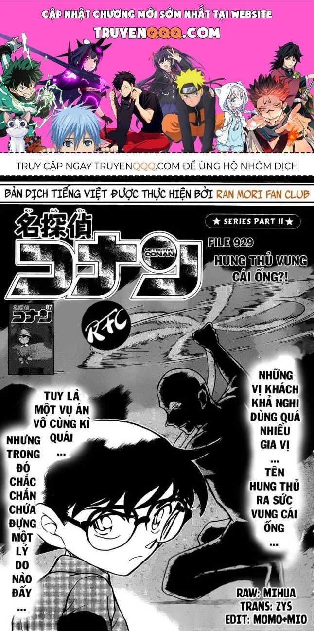 Thám Tử Lừng Danh Conan Chap 929 - Next Chap 930