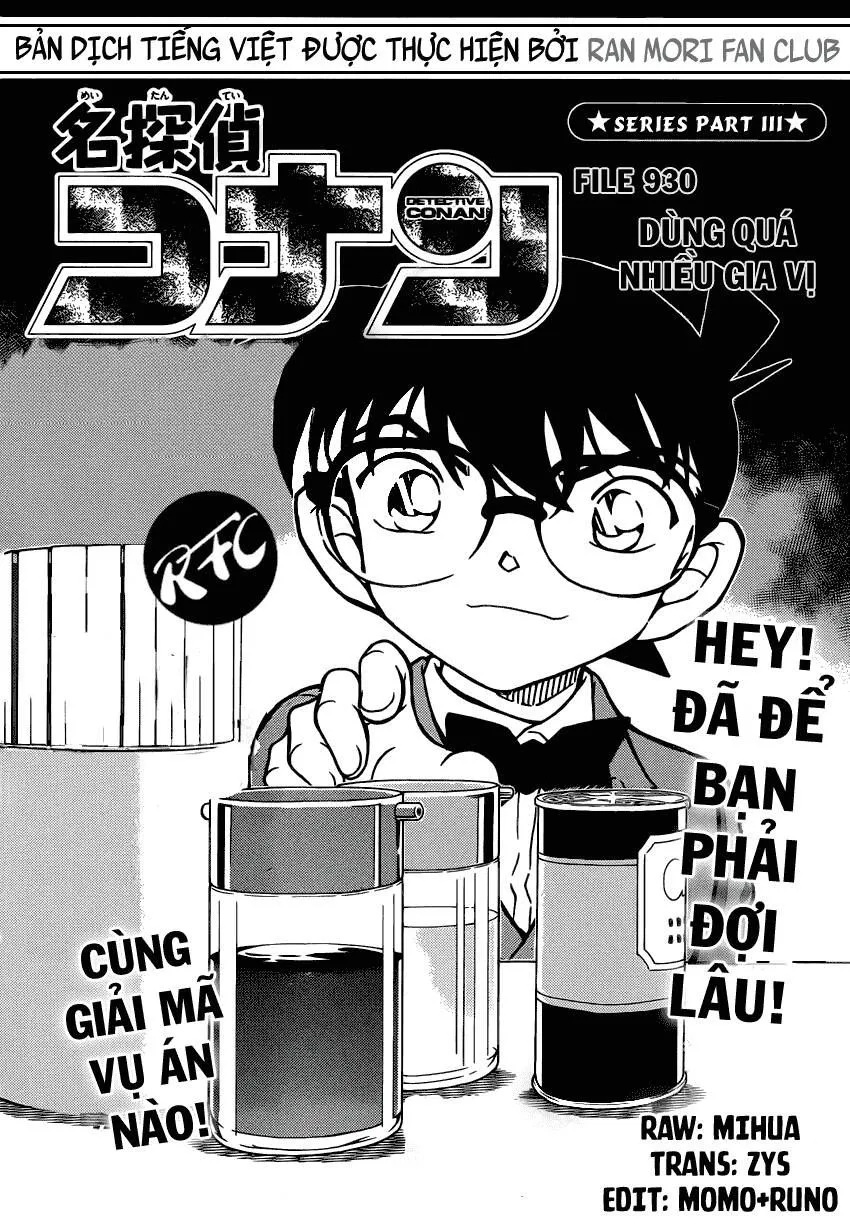 Thám Tử Lừng Danh Conan Chap 930 - Next Chap 931