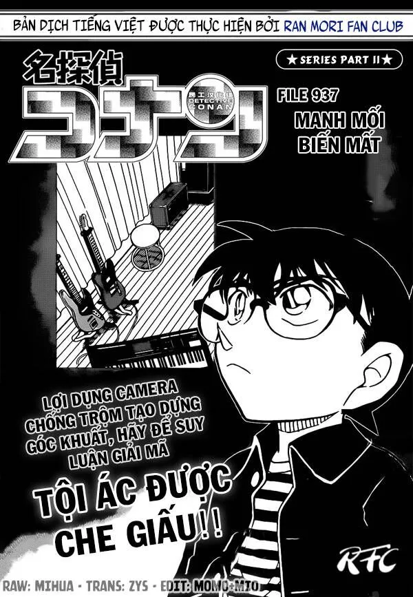 Thám Tử Lừng Danh Conan Chap 937 - Next Chap 938