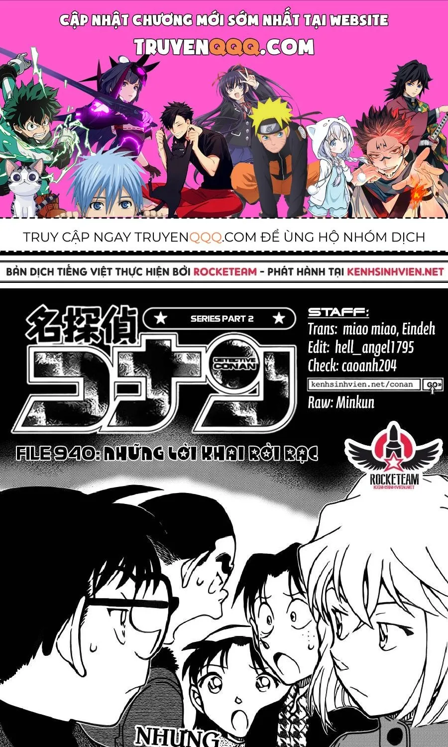 Thám Tử Lừng Danh Conan Chap 940 - Next Chap 941