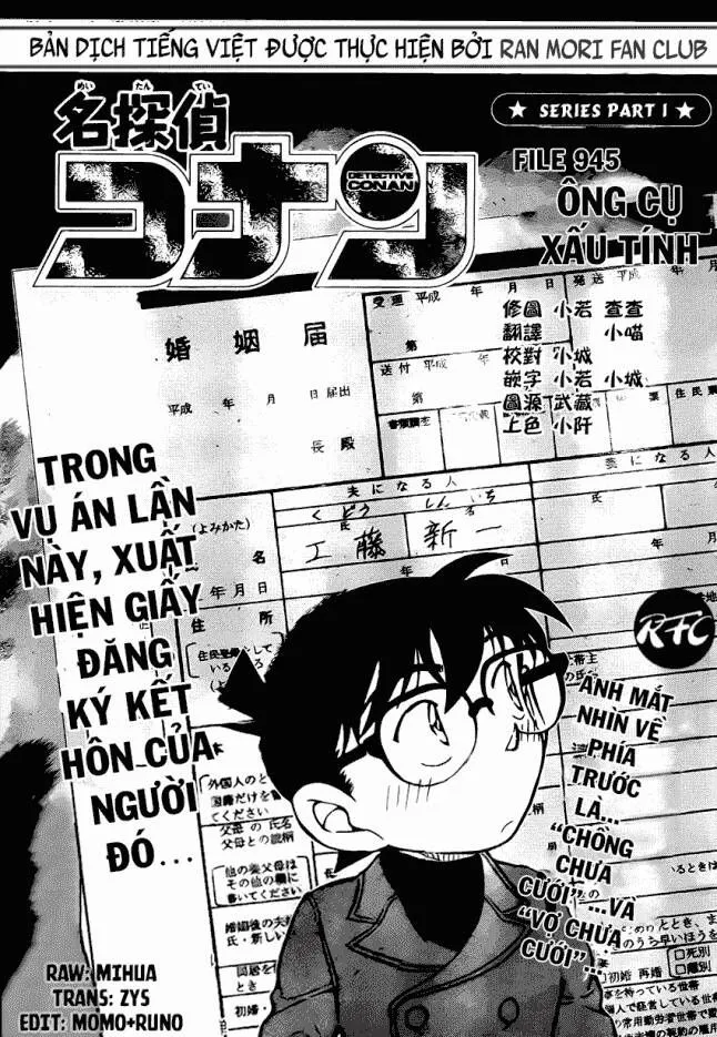 Thám Tử Lừng Danh Conan Chap 945 - Next Chap 946