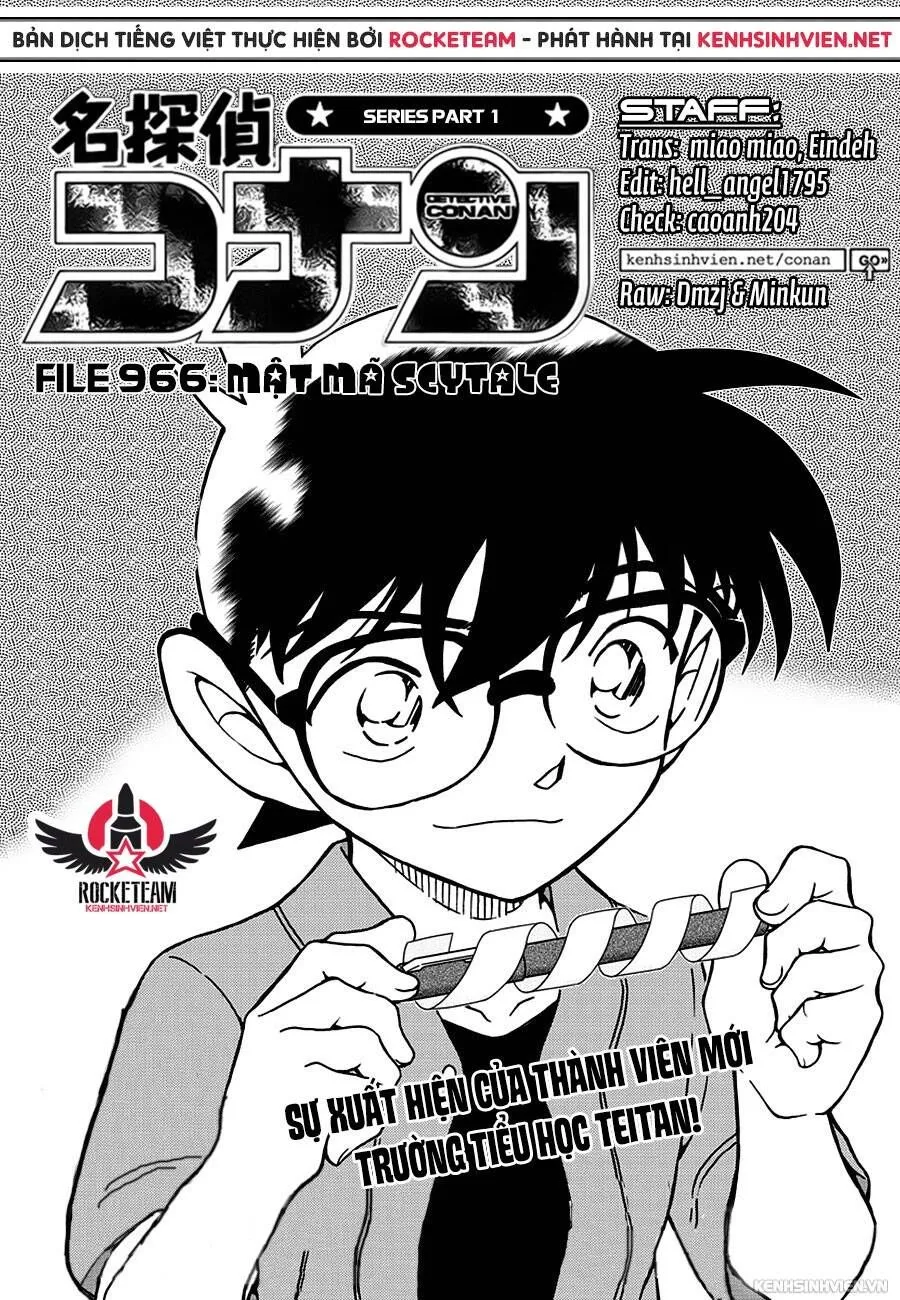 Thám Tử Lừng Danh Conan Chap 966 - Next Chap 967