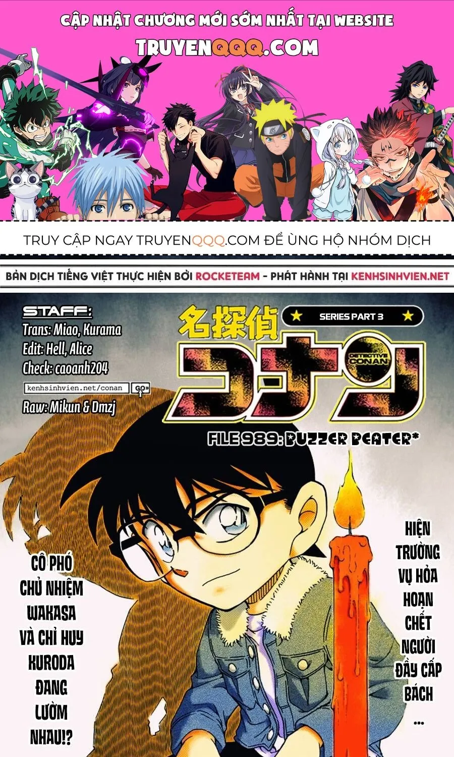 Thám Tử Lừng Danh Conan Chap 989 - Next Chap 990