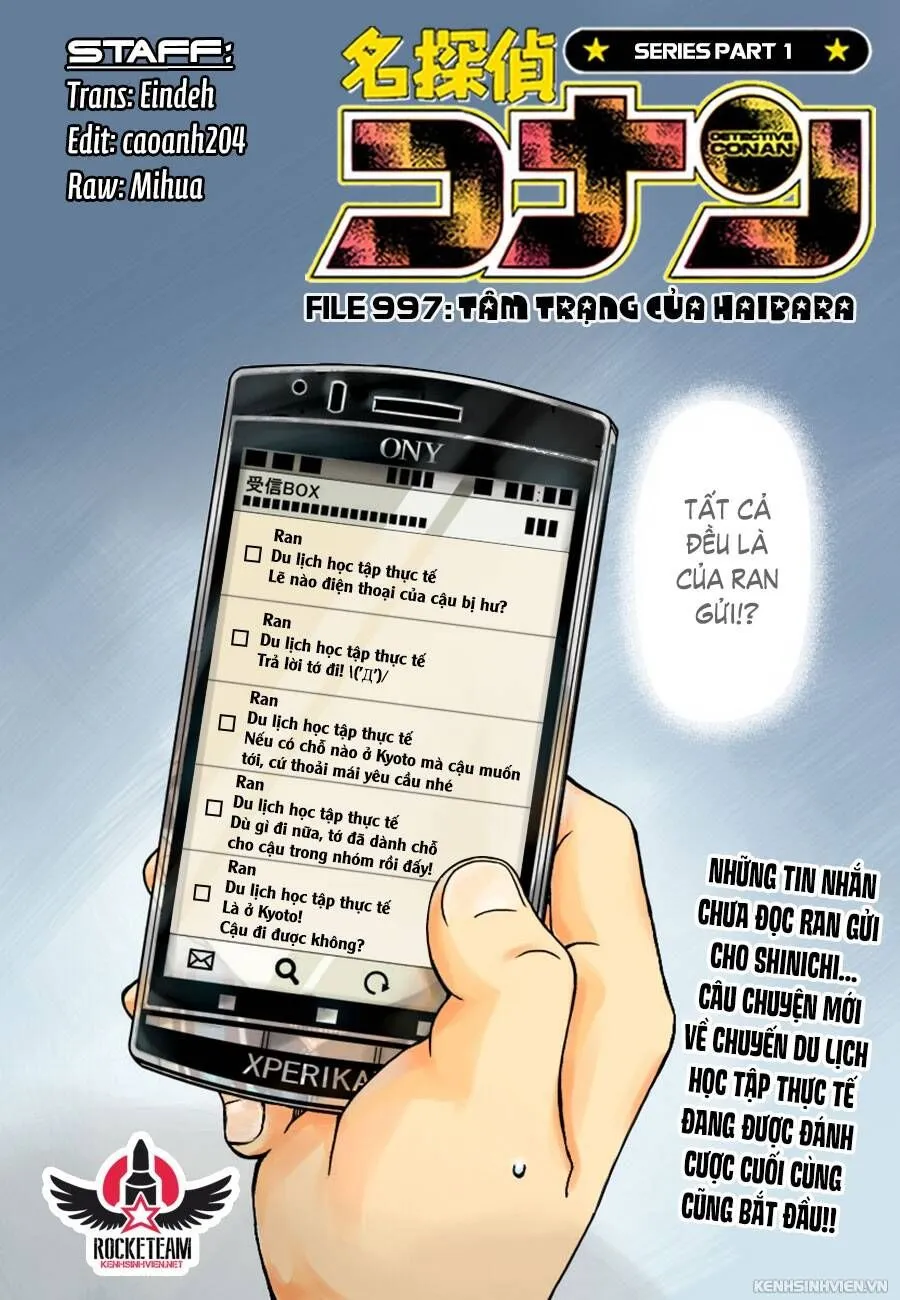 Thám Tử Lừng Danh Conan Chap 997 - Next Chap 998