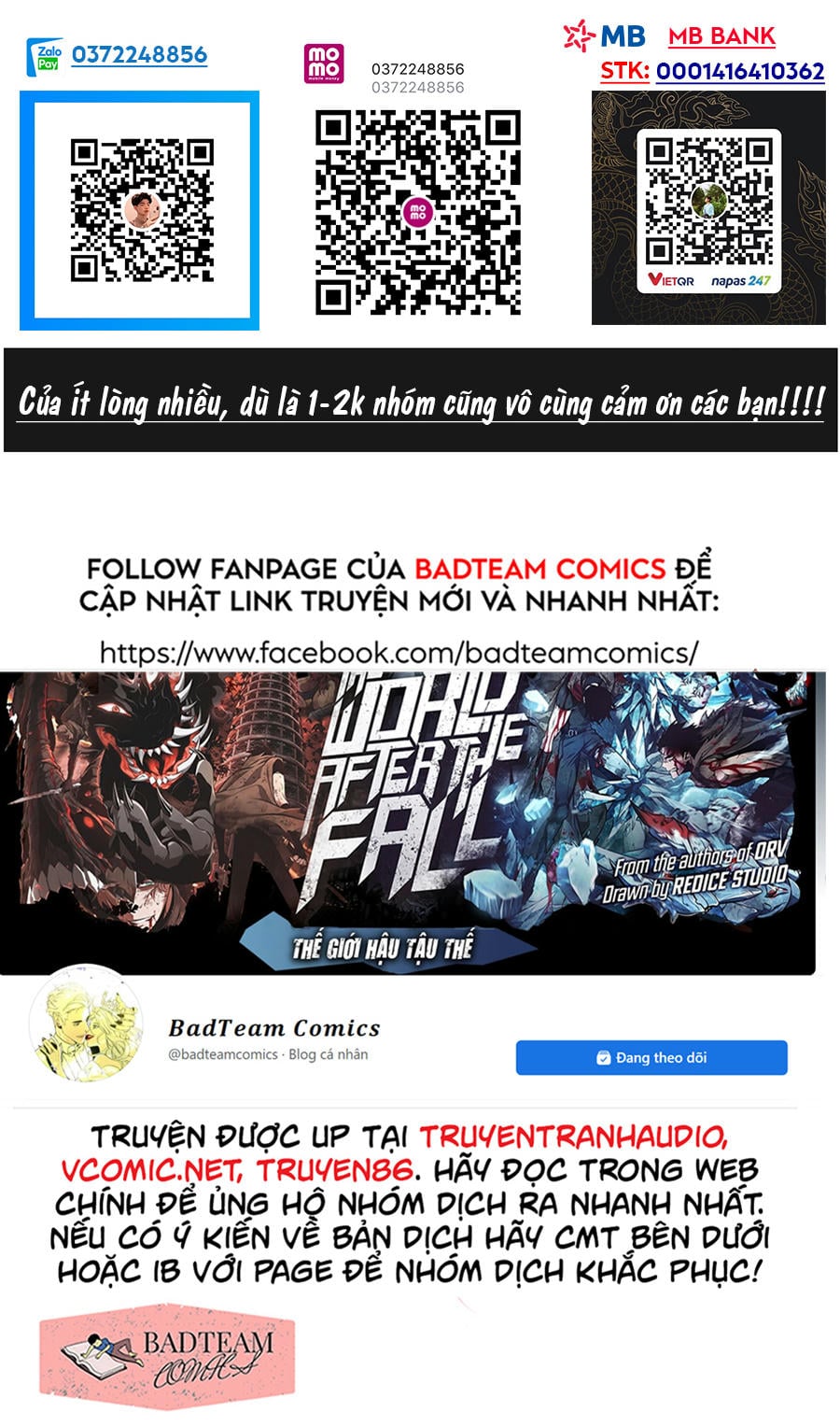 Thế Giới Sau Tận Thế Chap 10 - Next Chap 11