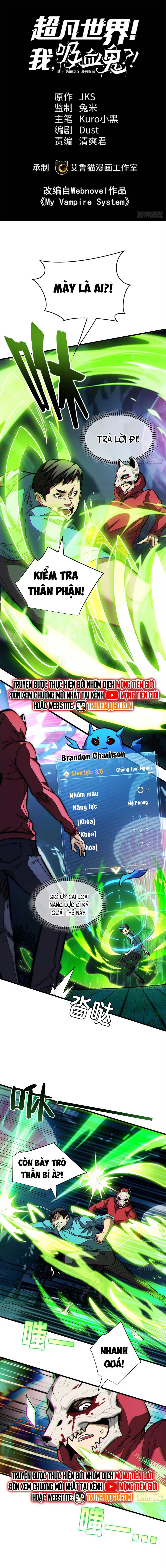 Thế Giới Siêu Phàm! Tôi Là Ma Cà Rồng !? Chap 12 - Next Chap 13