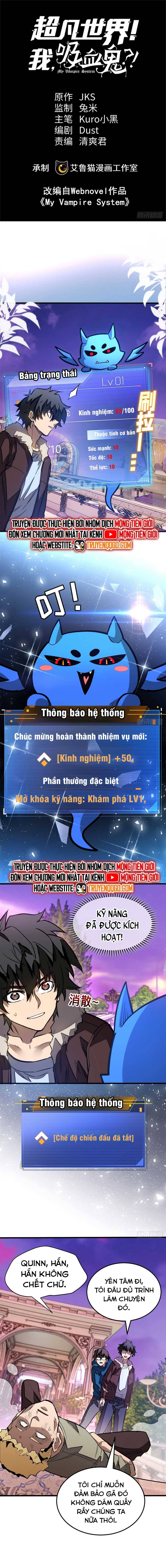 Thế Giới Siêu Phàm! Tôi Là Ma Cà Rồng !? Chap 8 - Next Chap 9