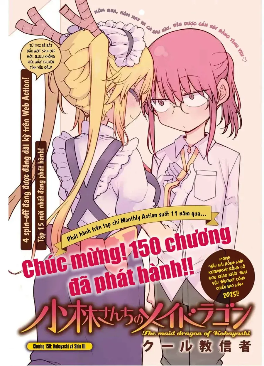The Maid Dragon Of Kobayashi Chap 150 - Next Chap 151