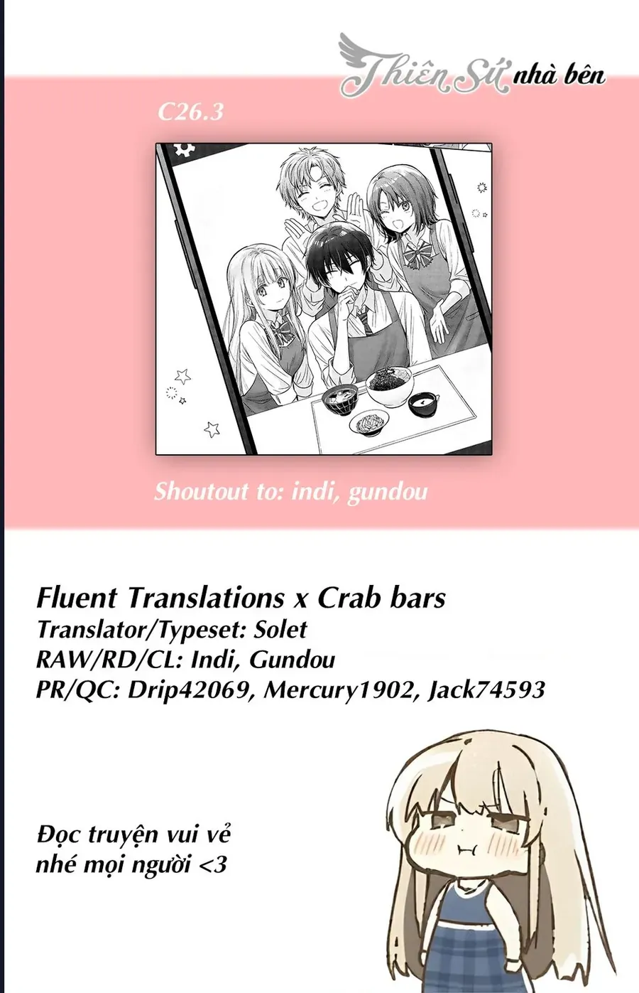 Thiên Sứ Nhà Bên Chap 26.3 - Next Chap 27.3