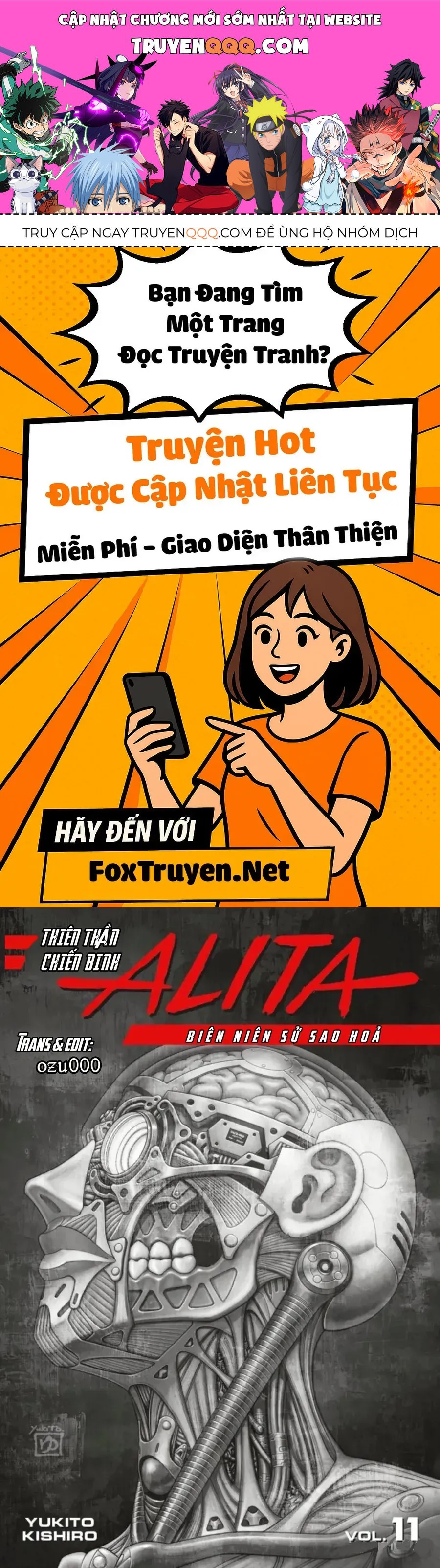 Thiên Thần Chiến Binh Alita: Biên Niên Sử Sao Hoả Chap 55.1 - Next Chap 56.1