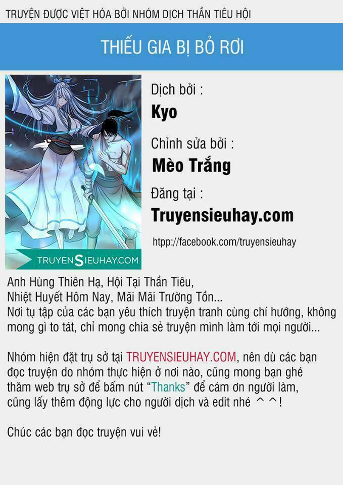 Thiếu Gia Bị Bỏ Rơi Chap 1 - Next Chap 2