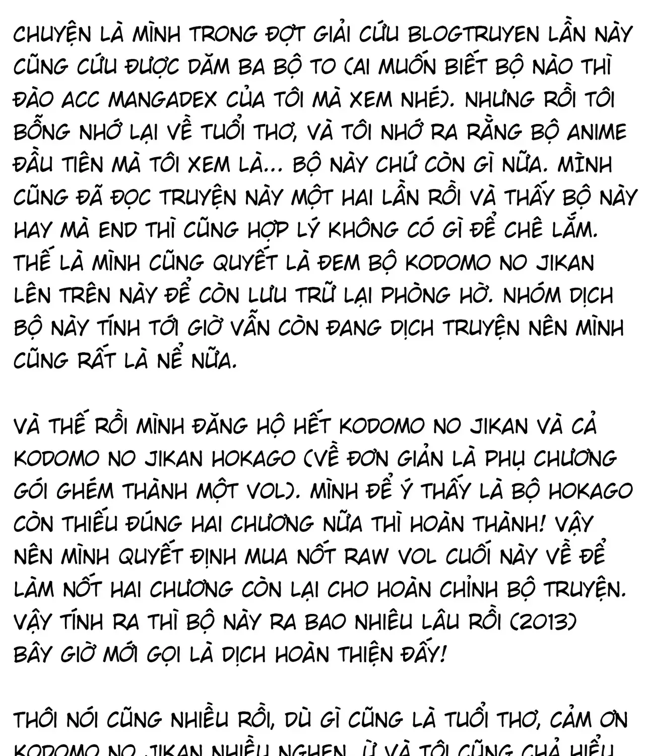 Thời Gian Của Bé Con: Hậu Tan Trường Chap 28 - Next Chap 29