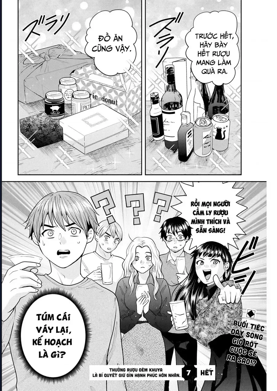 Thưởng Rượu Đêm Khuya Là Bí Quyết Để Giữ Gìn Hạnh Phúc Hôn Nhân Chap 7 - Next Chap 8