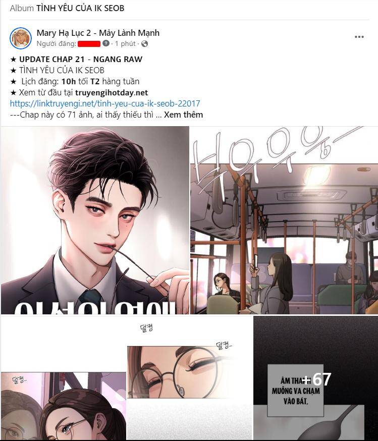 Tình Yêu Của Ik Seob Chap 21.1 - Next Chap 22.1