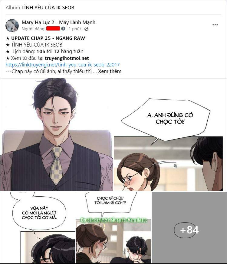 Tình Yêu Của Ik Seob Chap 25.1 - Next Chap 26.1