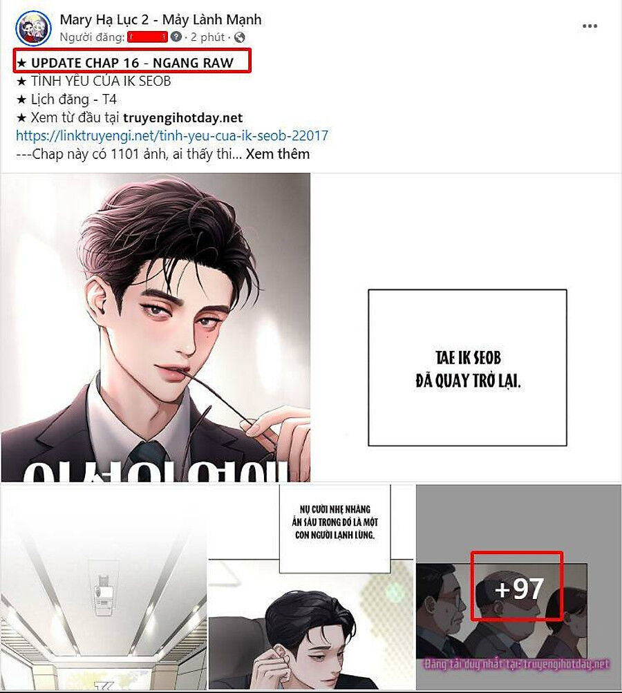 Tình Yêu Của Ik Seob Chap 29 - Next Chap 30