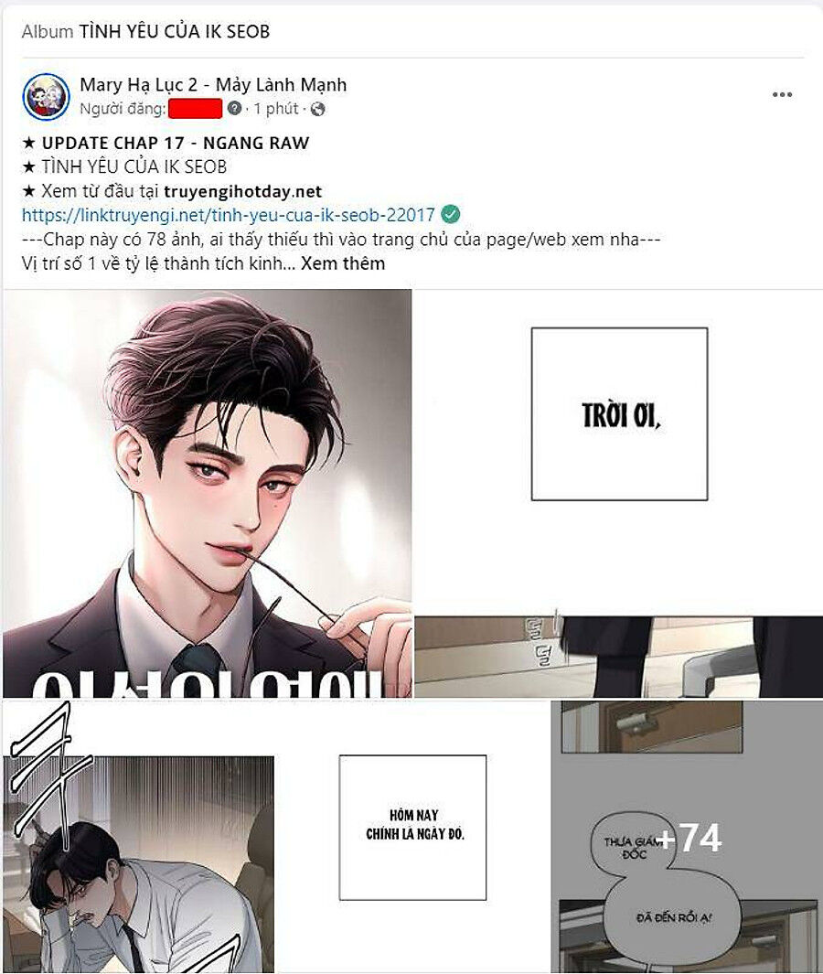 Tình Yêu Của Ik Seob Chap 31 - Next Chap 32