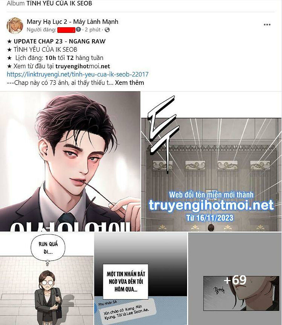 Tình Yêu Của Ik Seob Chap 45 - Next Chap 46