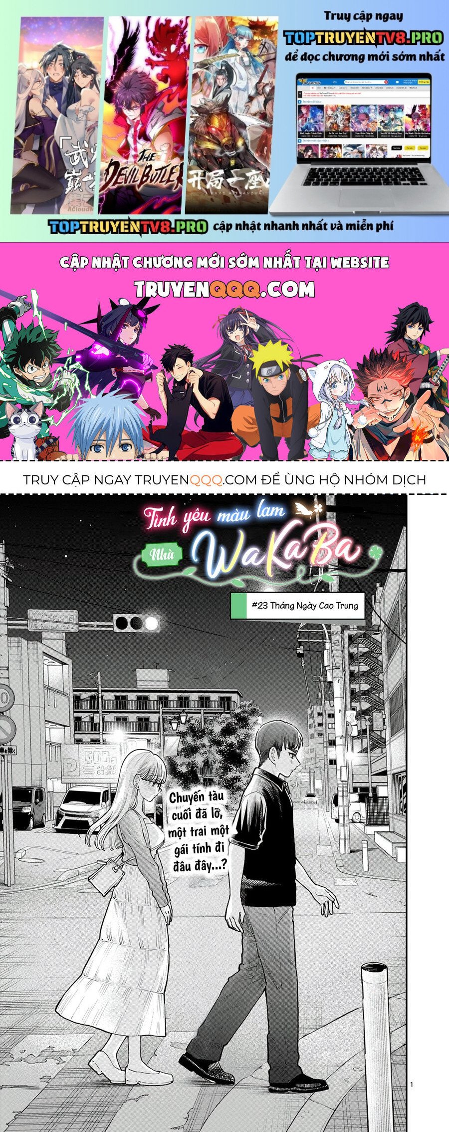 Tình Yêu Màu Lam Nhà Wakaba Chap 23 - Next Chap 24