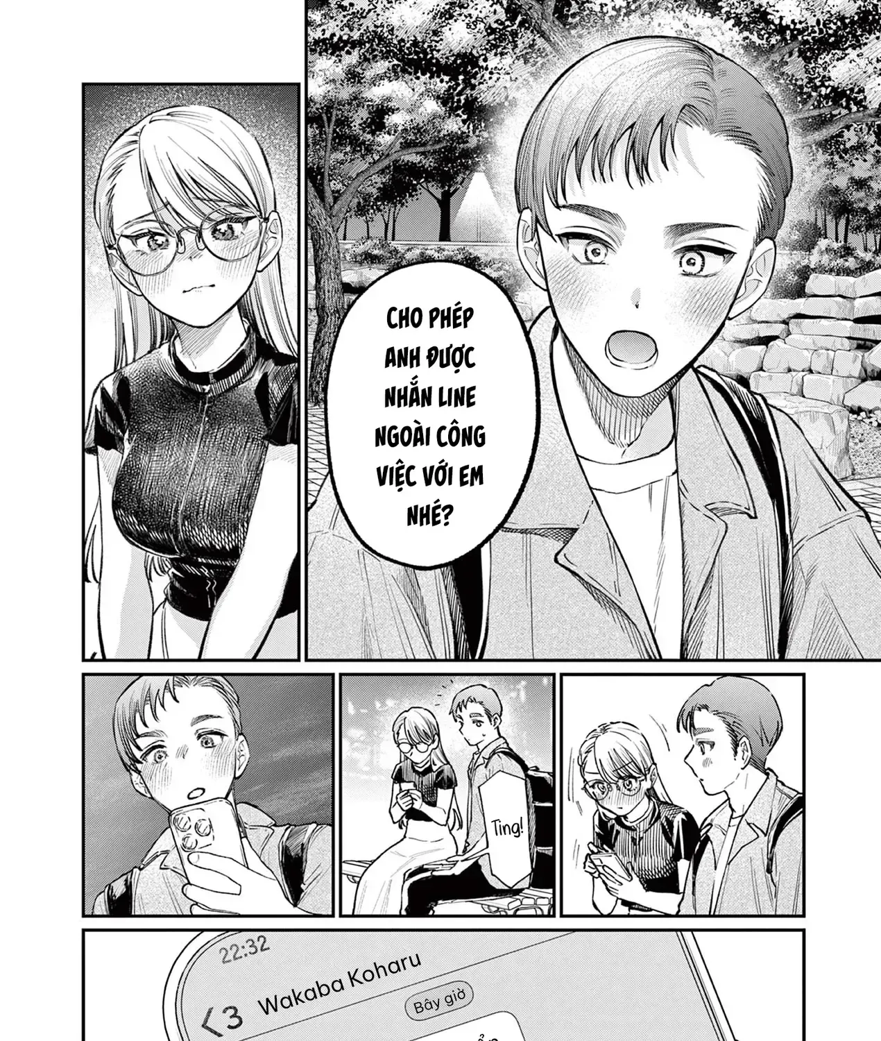Tình Yêu Màu Lam Nhà Wakaba Chap 34 - Next Chap 35