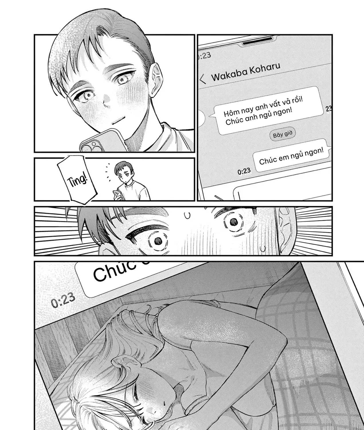 Tình Yêu Màu Lam Nhà Wakaba Chap 34 - Next Chap 35