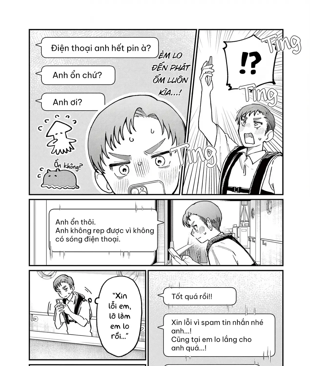 Tình Yêu Màu Lam Nhà Wakaba Chap 35 - Next Chap 36