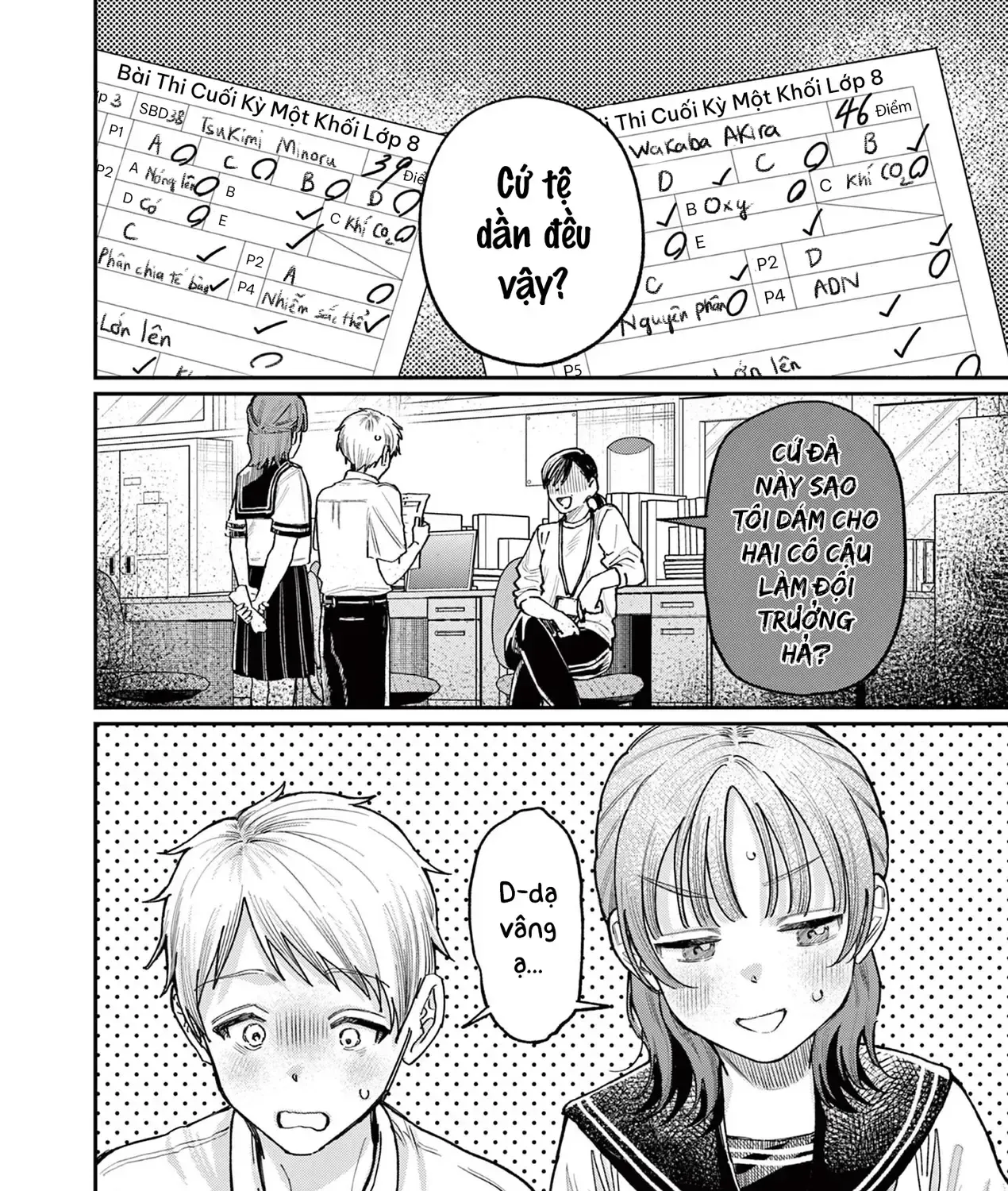 Tình Yêu Màu Lam Nhà Wakaba Chap 35 - Next Chap 36