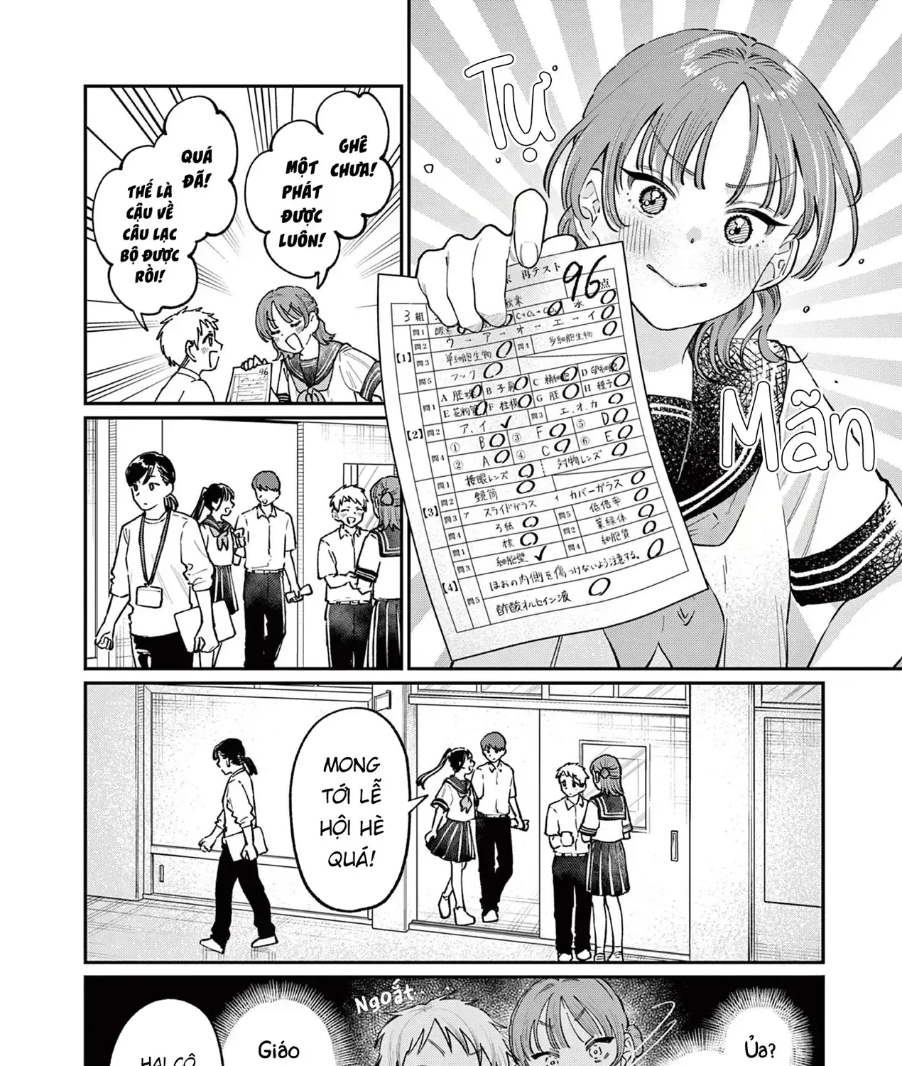 Tình Yêu Màu Lam Nhà Wakaba Chap 37 - Next Chap 38