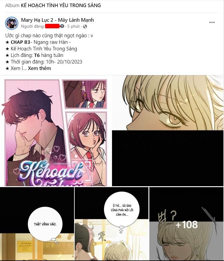 Tình Yêu Trong Sáng Chap 83.1 - Next Chap 84.1