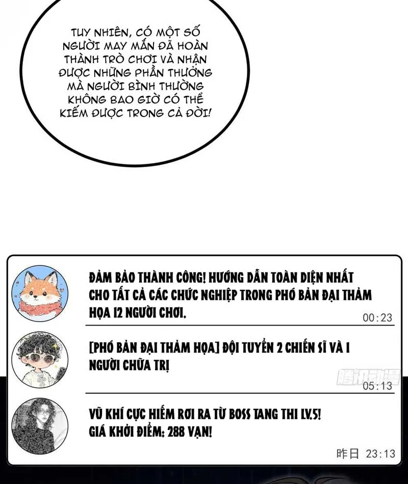 Toàn Dân Là Người Chơi: Tôi Có Thể Tự Do Nhận Thưởng Phó Bản Chap 4 - Next Chap 5