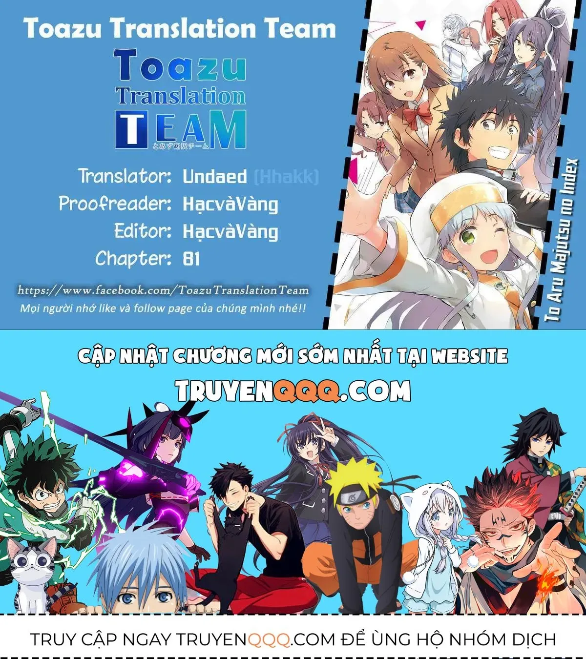 Toaru Majutsu No Index Chap 81 - Next Chap 82