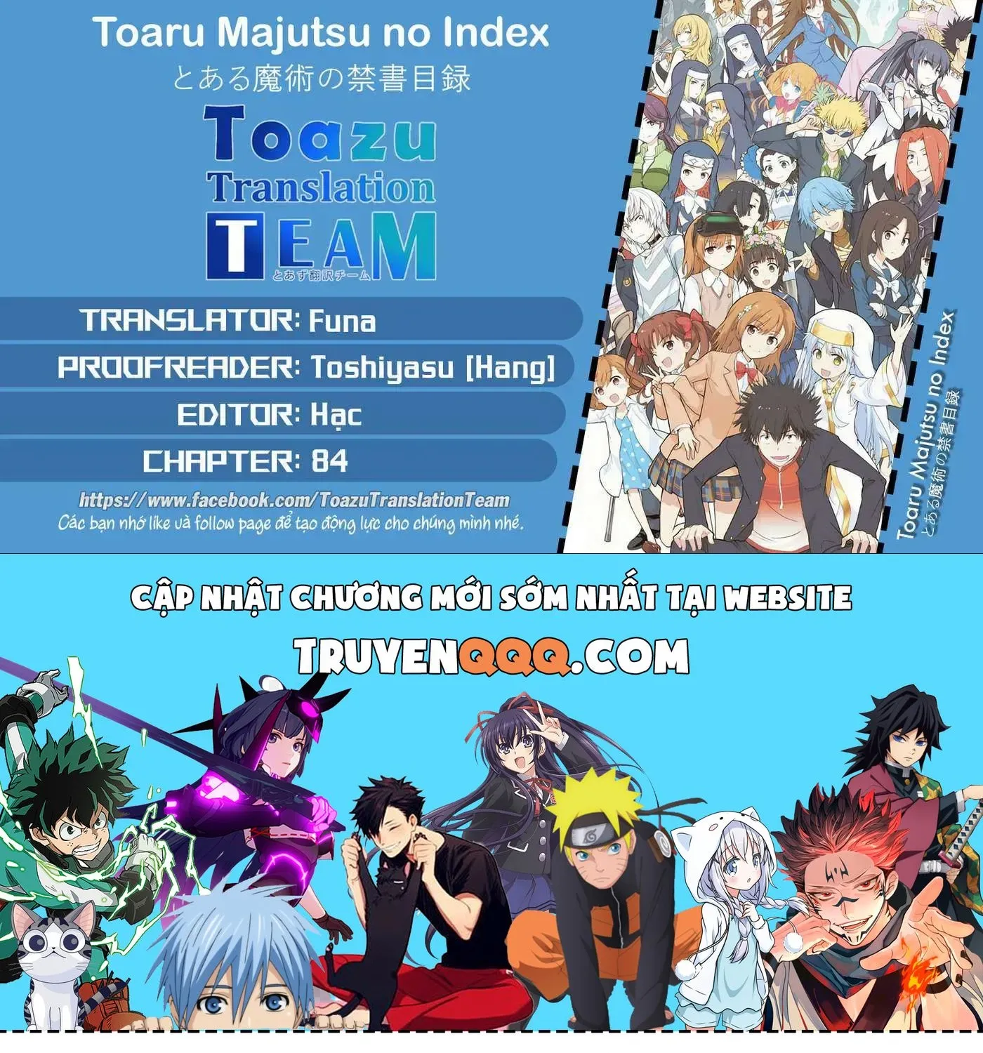 Toaru Majutsu No Index Chap 84 - Next Chap 85