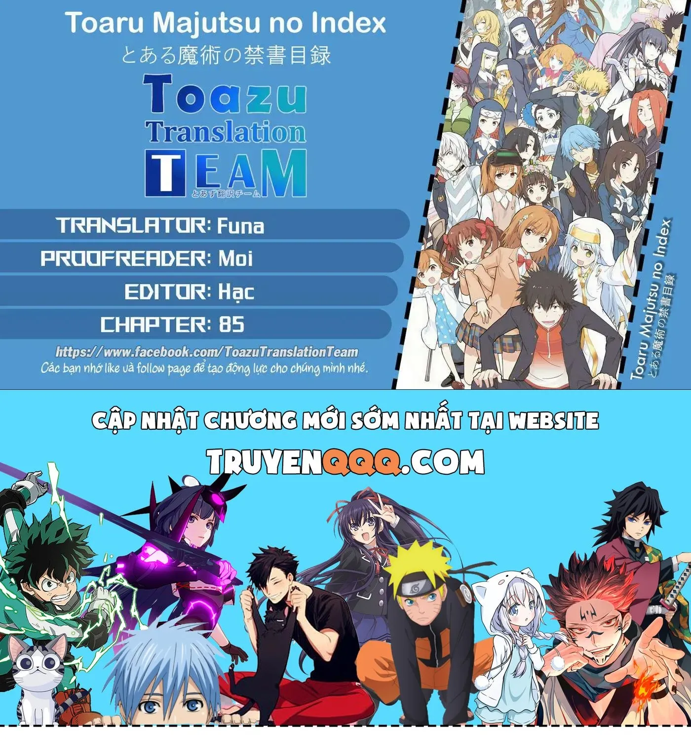 Toaru Majutsu No Index Chap 85 - Next Chap 86