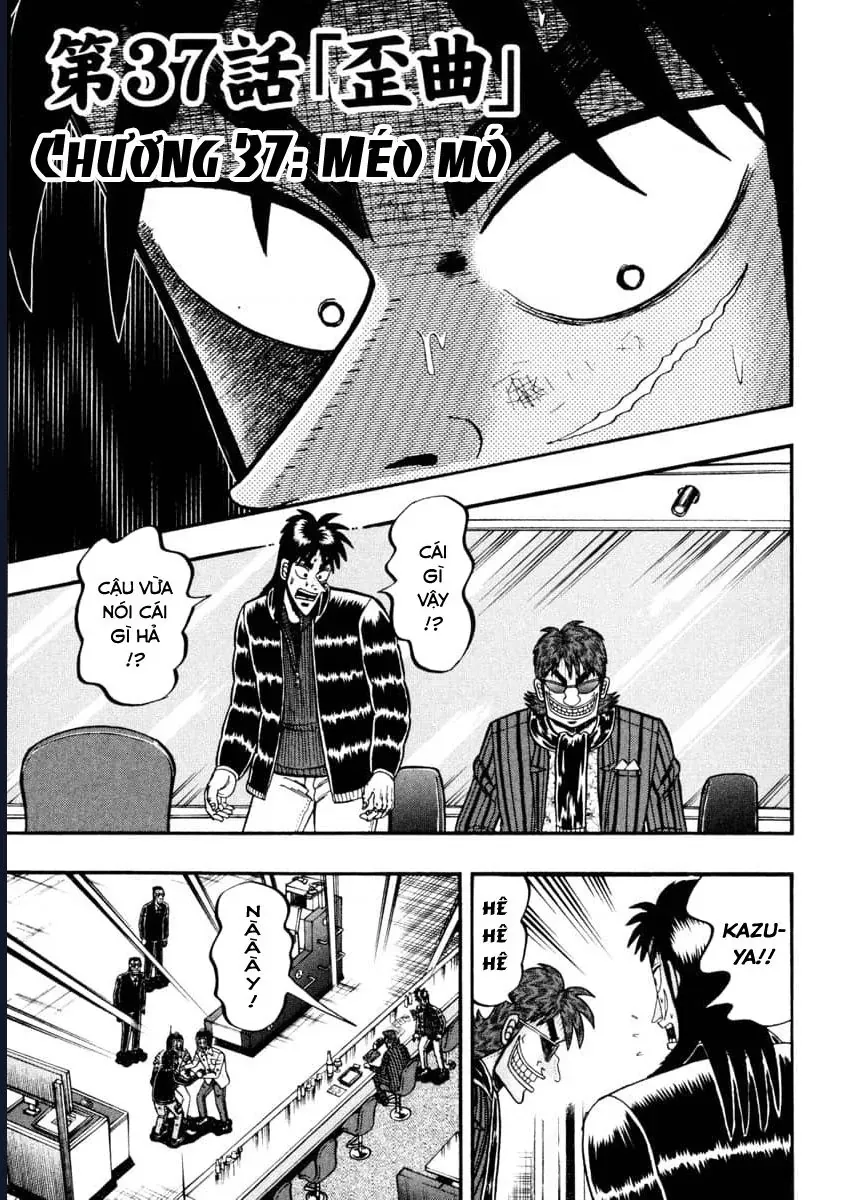 Tobaku Datenroku Kaiji: Kazuya-Hen Chap 37 - Next Chap 38
