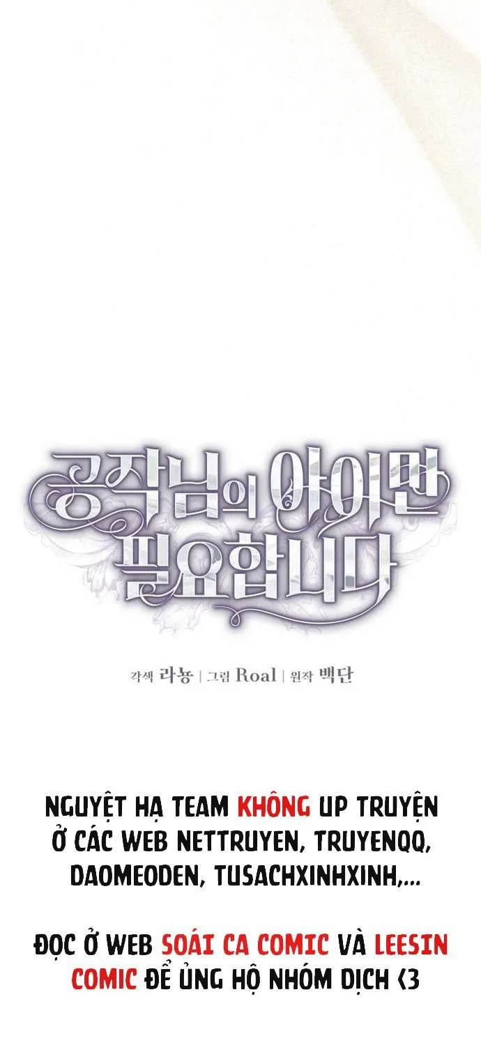 Tôi Chỉ Cần Đứa Con Của Công Tước Chap 33 - Next Chap 34