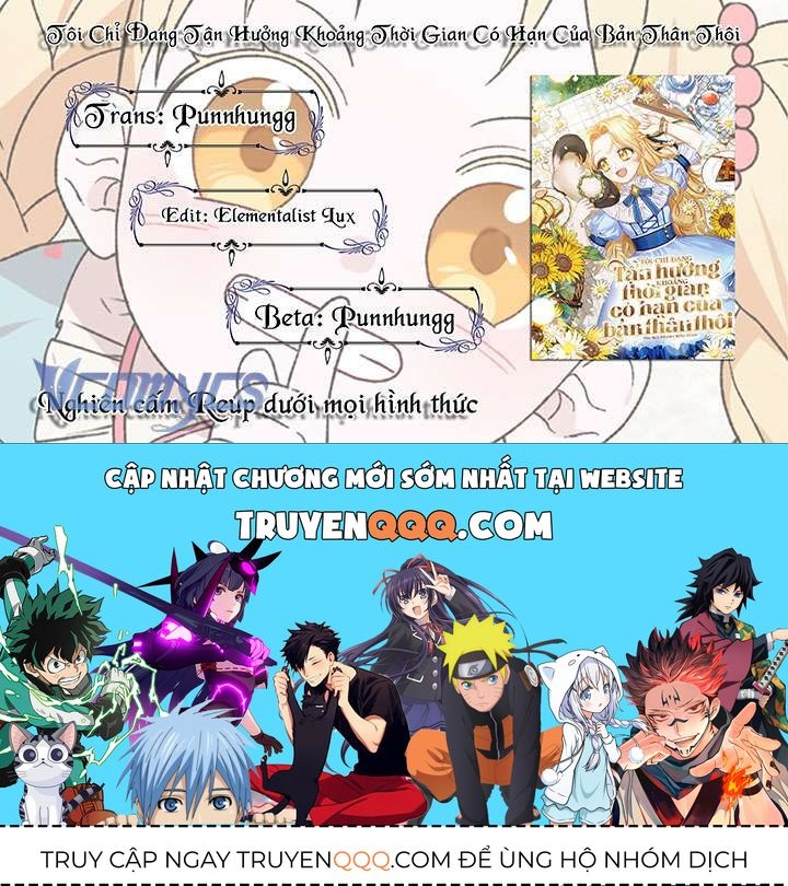 Tôi Chỉ Đang Tận Hưởng Khoảng Thời Gian Có Hạn Của Bản Thân Thôi Chap 46 - Next Chap 47