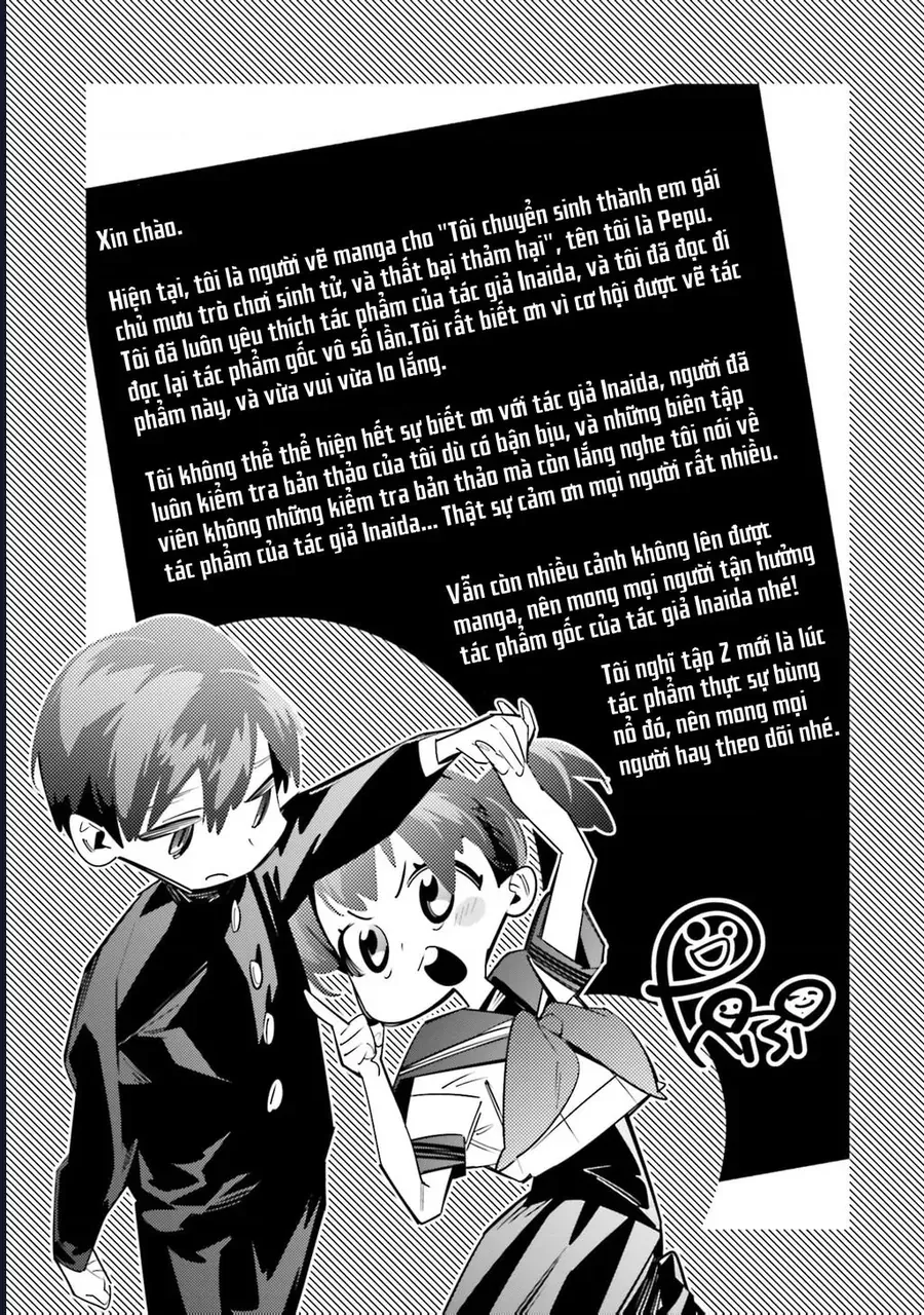 Tôi Chuyển Sinh Thành Em Gái Chủ Mưu Trò Chơi Sinh Tử, Và Thất Bại Thảm Hại Chap 4.5 - Next Chap 5.5