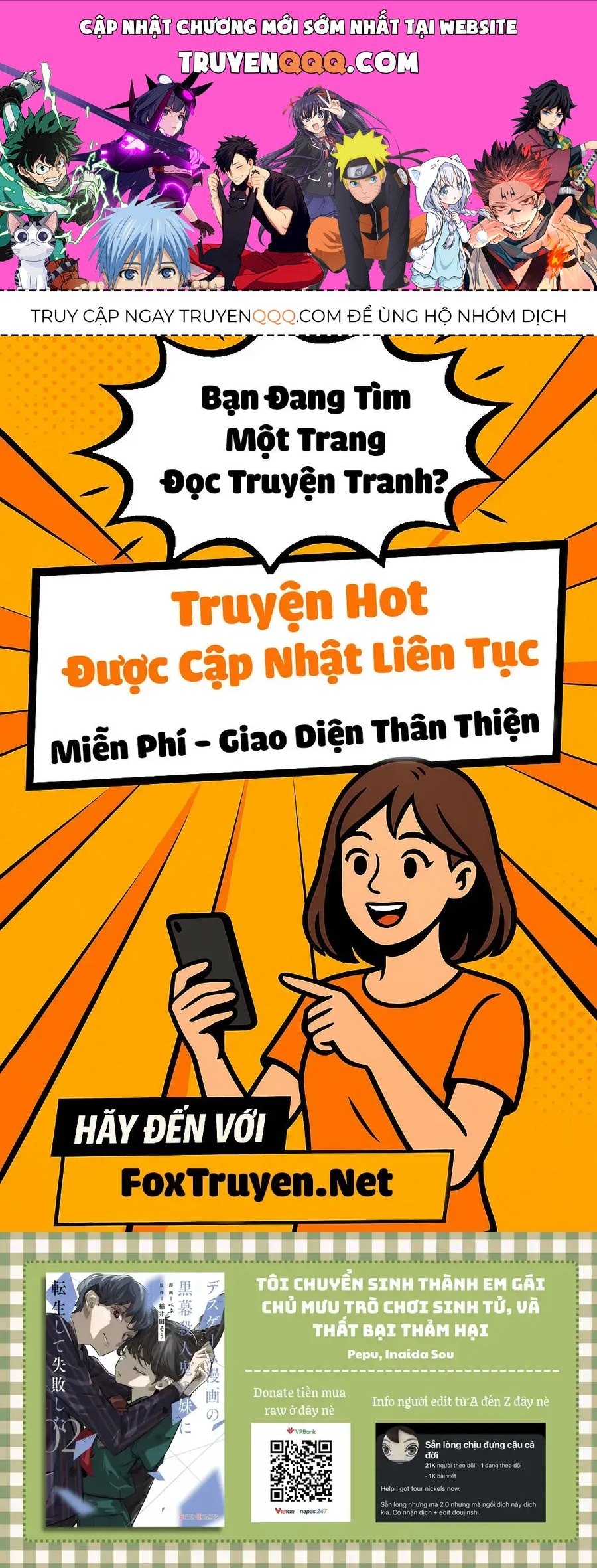 Tôi Chuyển Sinh Thành Em Gái Chủ Mưu Trò Chơi Sinh Tử, Và Thất Bại Thảm Hại Chap 7 - Next Chap 8