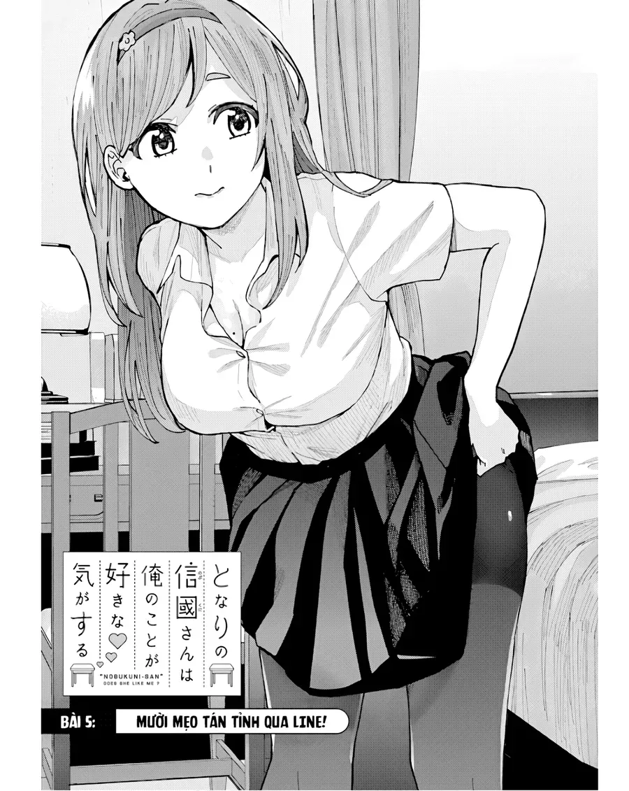 Tôi Có Cảm Giác Cô Bạn Nobukuni Bàn Bên Thích Mình Chap 5 - Next Chap 6