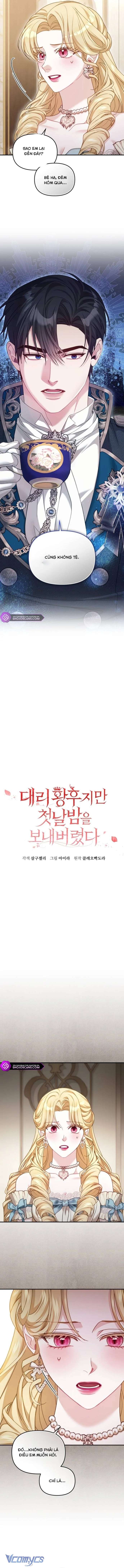 Tôi Đã Trải Qua Đêm Đầu Tiên Dù Chỉ Là Hoàng Hậu Thay Thế Chap 17 - Next Chap 18