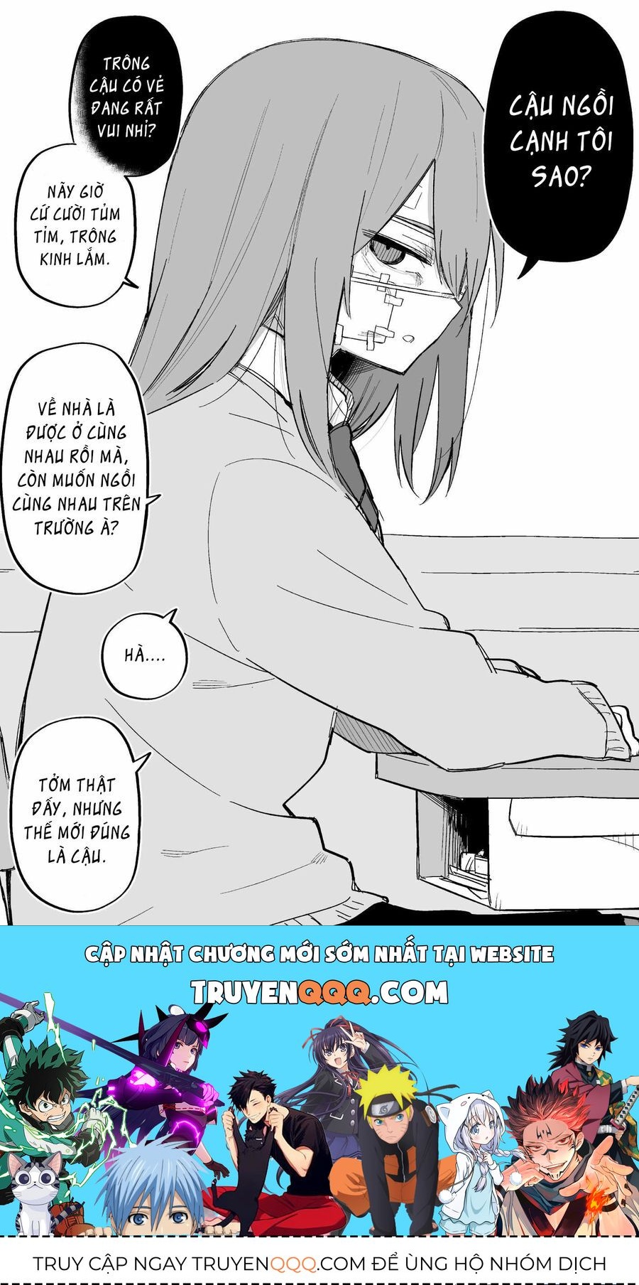 Tôi Lo Lắng Cho Người Bạn Cùng Lớp Đầy Những Vết Bầm Tím Chap 22.3 - Next Chap 23.3