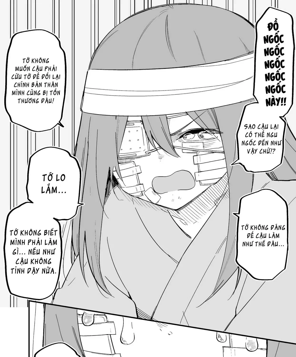 Tôi Lo Lắng Cho Người Bạn Cùng Lớp Đầy Những Vết Bầm Tím Chap 35 - Next Chap 36