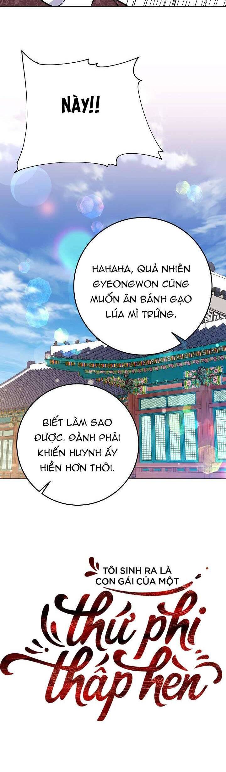 Tôi Sinh Ra Là Con Gái Của Một Thứ Phi Thấp Hèn Chap 28 - Next Chap 29