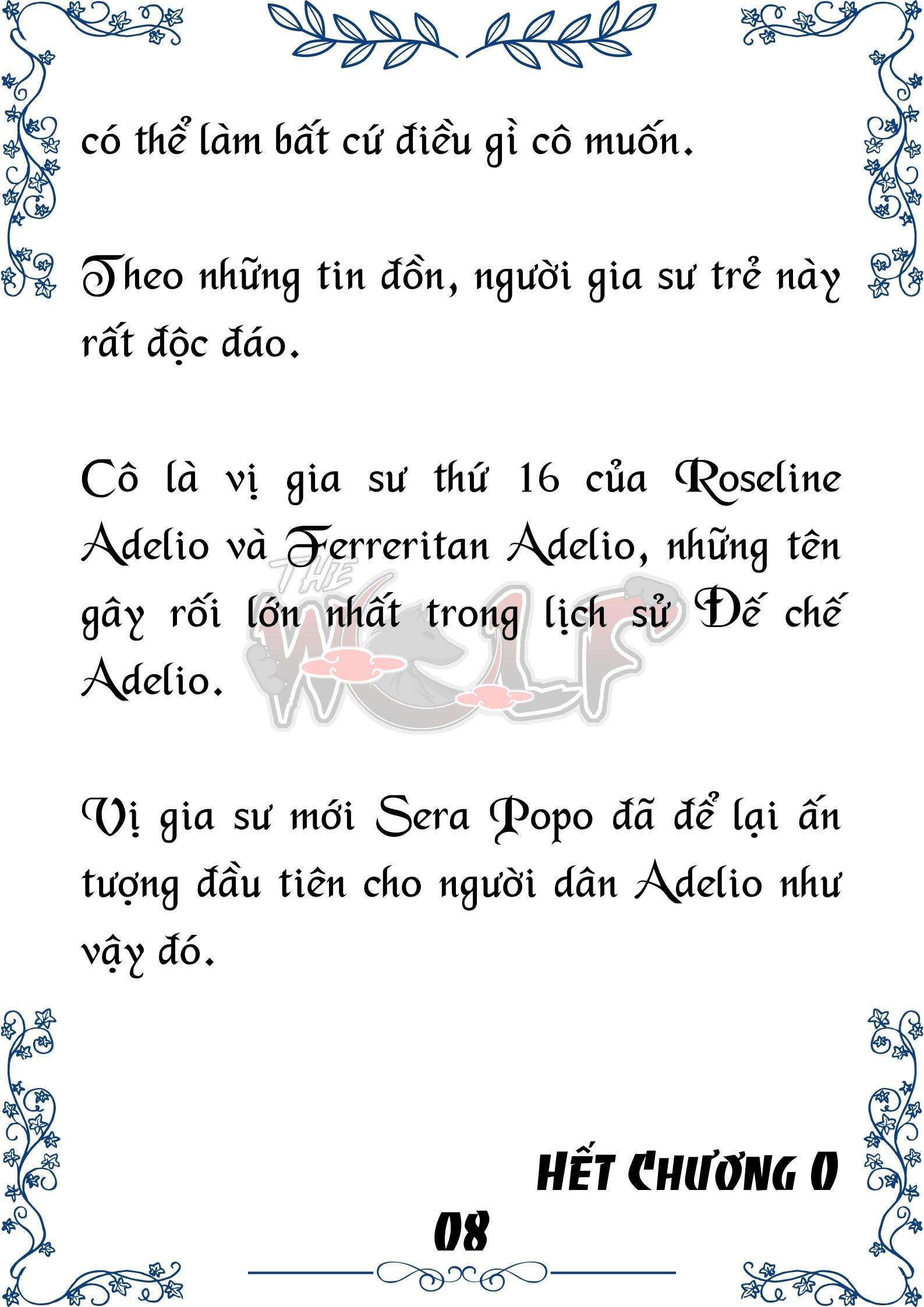 Tôi Trở Thành Gia Sư Của Cặp Song Sinh Hoàng Gia Chap 0 - Next Chap 1