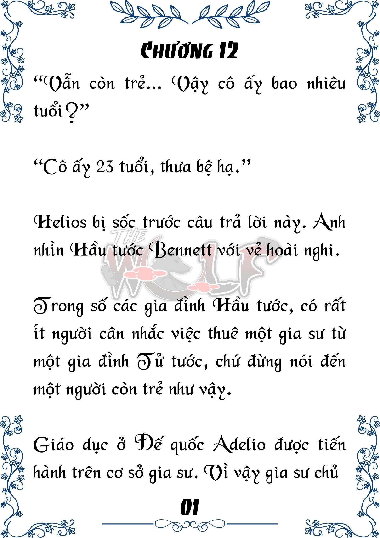 Tôi Trở Thành Gia Sư Của Cặp Song Sinh Hoàng Gia Chap 12 - Next Chap 13