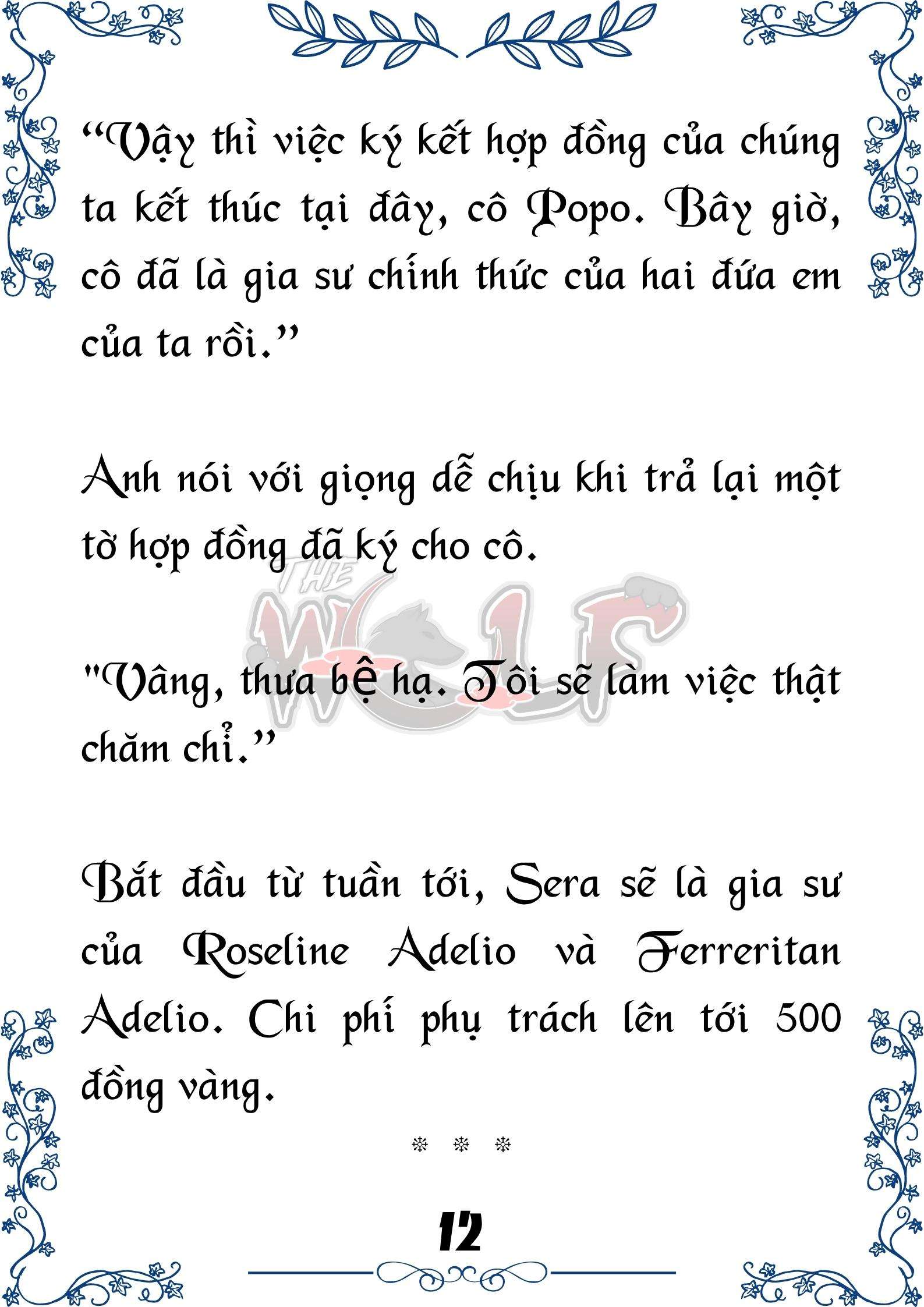 Tôi Trở Thành Gia Sư Của Cặp Song Sinh Hoàng Gia Chap 17 - Next Chap 18