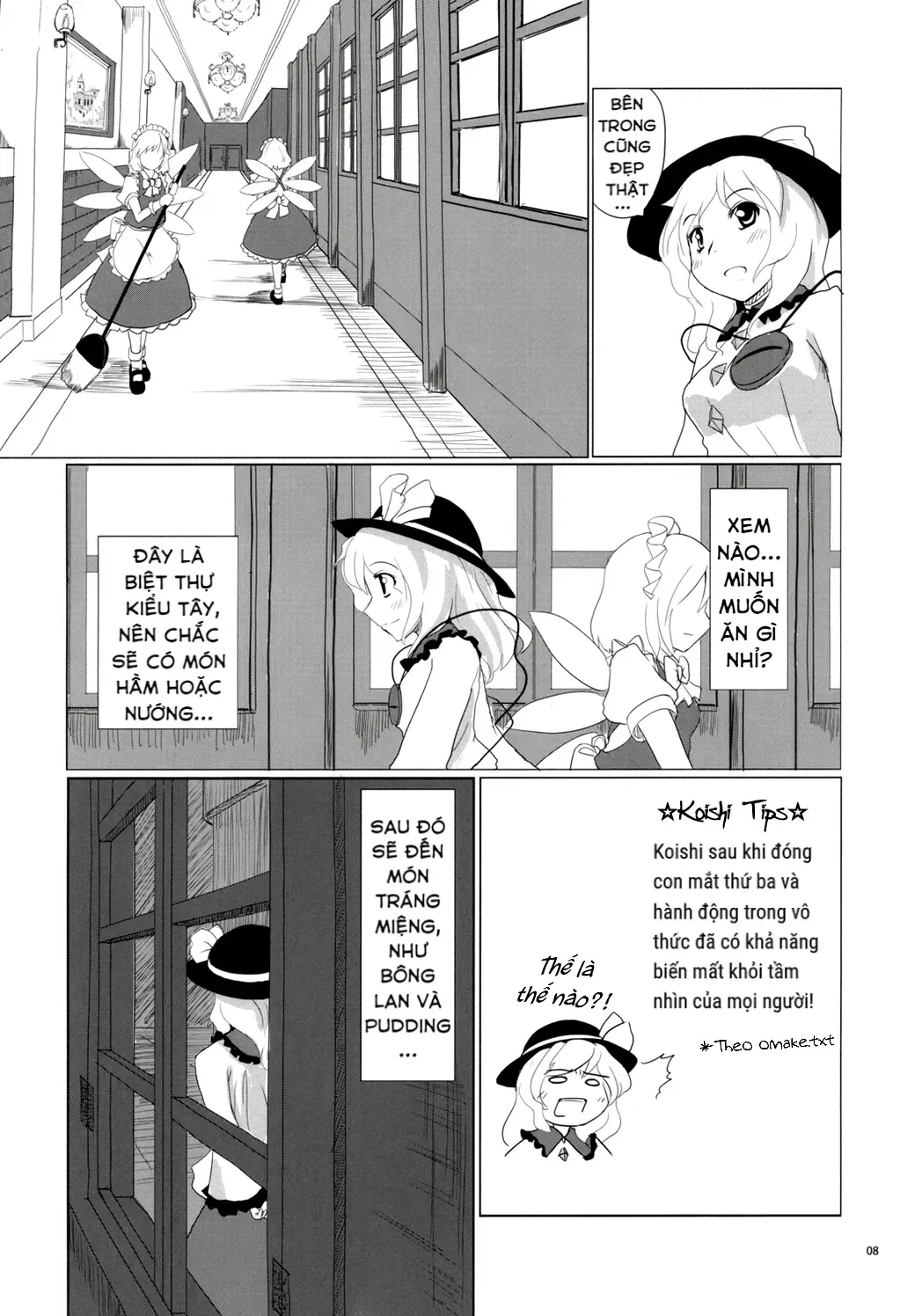 Touhou - Koishi Sành Ăn (Doujinshi) Chap 1 - Next Chap 2